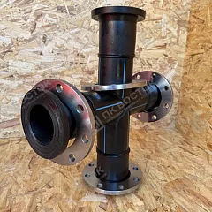 Крестовина ПНД фланцевая 160 мм SDR17 Pn10