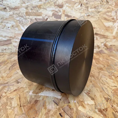 Заглушка ПНД ПЭ100 225 мм SDR21 сварная удлиненная