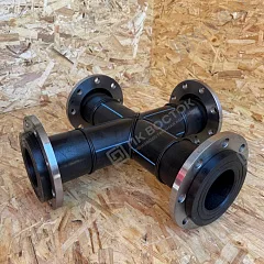 Крестовина ПНД фланцевая 160 мм SDR17 Pn10