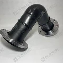 Отвод фланцевый ПНД 180 мм SDR 17 90 градусов ПЭ100